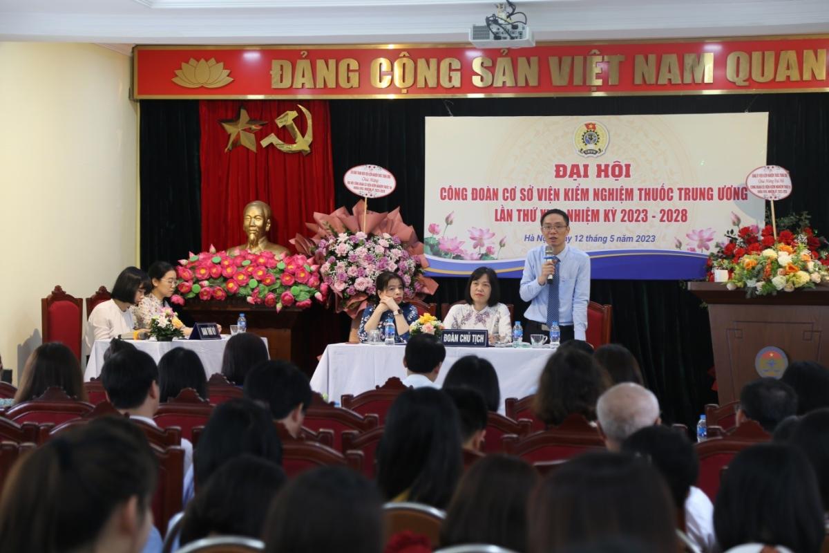 Đại hội Công đoàn cơ sở Viện Kiểm nghiệm thuốc Trung ương lần thứ XVII, nhiệm kỳ 2023 – 2028